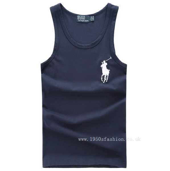 Polo Ralph Lauren Big Pony Mens Tank Top Navy White(Bargain,Demeanor,Cheap,short sleeve) Polo Ralph Lauren Big Pony Mens Tank Top Navy White(Bargain,Demeanor,Cheap,short sleeve)